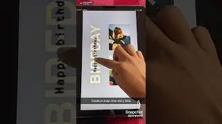 Creative Snap chat story for birthday #snapstory #snapchat #birthdaystatus