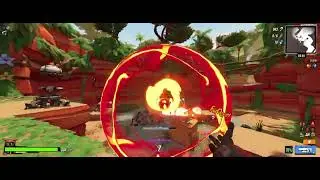 Roboquest Guardian IV elementalist volcano rifle gameplay