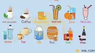 Different Drink Names | List of Drinks in English