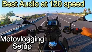 Best Audio Setup For Moto vlogging 👌 Motovlogging Setup || Sony Mic review 