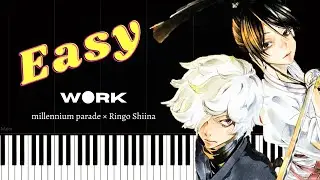 Work/millennium parade&times;Ringo Shiina/Hell's Paradise(Jigokuraku)/地獄楽/Easy Piano Tutorial/Sheet Music