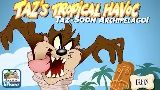 Looney Tunes: Taz's Tropical Havoc - Taz is Hungry on a Tropical Island (WB Kids Games)