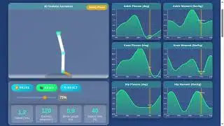 Building Interactive Robotic Arm & Gait Simulations with AI