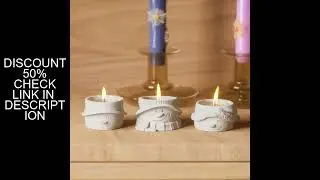 Christmas Snowman Candle Holder Silicone Molds for Concrete and Cement DIY Tealight Candle Holder Je