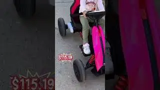 Fun Electric Go Kart for Kids with Adjustable Speed & Reverse #toy