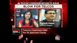 CNBC-TV18 Exclusive: Telecom Commission Refuses To Budge. Telcos To Pay Higher Spectrum Charge.