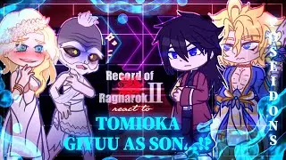 Record of Ragnarok reacts to Giyuu Tomioka as Poseidon's son [Greek gods] // Gacha React
