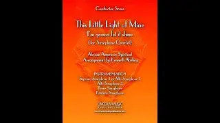 This Little light of Mine (for Saxophone Quartet)