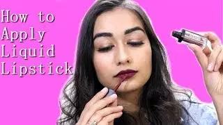 How to apply LIQUID LIPSTICK without drying your lips | Divya Katna