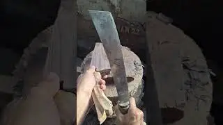 Cara membuat gagang pisau dan sarung pisau keren dari kayu sonokeling