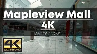 Tour of Mapleview Mall - Winter 2022 | 4K UHD