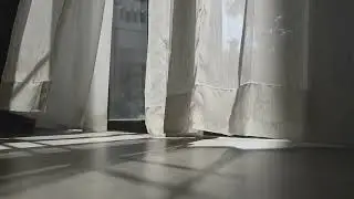 Soft Flowing Curtains &bull; Deep Ambient Sound &bull; 60 Minutes of Calm