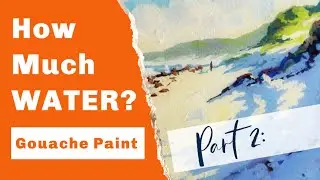 The Ideal Gouache Paint CONSISTENCY (How to Get it) 🎨 ✔
