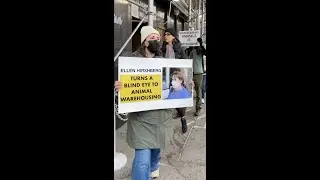 Activists Protest Animal Warehousing at the Humane Society of New York