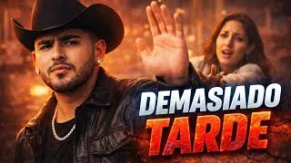 DEMASIADO TARDE  [Corrido Tumbado]  (Lyrics Oficial)