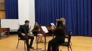 Hamilton College Clarinet Quartet - Canonic Suite Mvts. I + III (Elliott Carter)