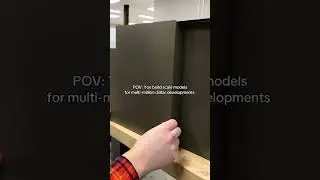 POV: You build scale models for multi-million dollar developments✨