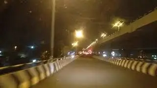 Dwarka Circle Nashik Flyover driving at night..