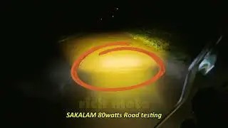 SAKALAM 80 watts with wireless switch Road testing