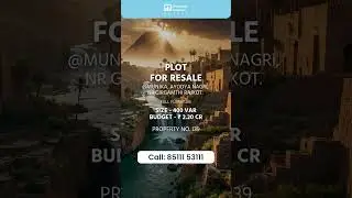 plot for resale near munjka ayodhya nagri, near gir gamthi, rajkot. #139