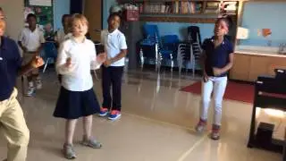 Ms. Thompson's Class Stomps into the 1st Day of Class