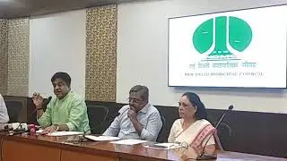 NDMC Council Members Press Meet 23rd Aug 2023 on Infrastructure