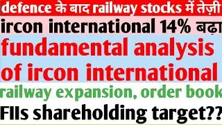 Ircon international stock rally 14% #nifty #share #stockmarket #trading #money #nse #bse #market