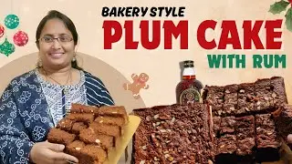 Bakery Style Perfect Plum Cake Recipe with Rum తెలుగులో || class 97