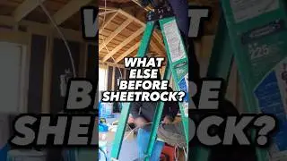Project Update: Garage apartment conversion progress! 🛠️ New electrical and plumbing! #diy
