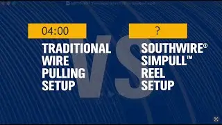 SIMpull Reel vs. Traditional Wire Pull Timelapse Comparison