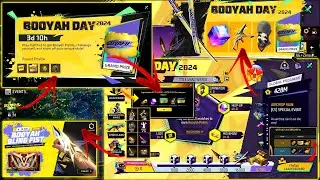 Booyah Day Event Free Fire 2024🥳🤯 | Free Fire New Event | Ff New Event Today | Upcoming New Event Ff