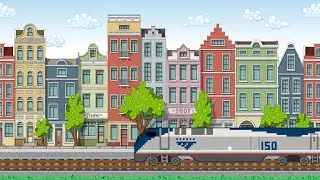 Railway Vehicle, Inter-City Train -  For The Kids |  Picture Show [Pixel City]