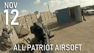 All Patriot Airsoft Gameplay November 12th Highlights (TM AKM GBBR)