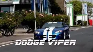 DODGE VIPER разгон до 100 и цена спорткара hd-видео рекламный ролик