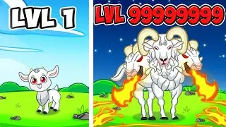 Улучшаем НУБА до БОГА КОЗЛА в Goat Evolution!