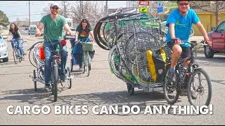 We Used Cargo Bikes to Move An Entire Bike Shop-Community Cycles!