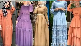 فساتين محجبات 2020 ksawi mohajabat 2020  الاناقه والراحه هاد الصيف موديلات رهيبة
