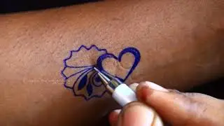 simple tattoo design make by pen 