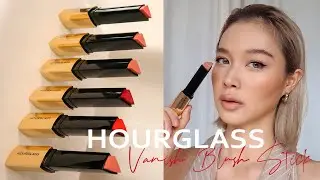 Swatch บลัชครีม Hourglass Vanish Blush Stick 6 shades ❤🐰 | pairyinwonderland