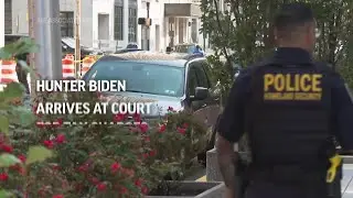 Hunter Biden arrives at court for tax charges