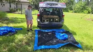 TailVeil Tailgate Tent  - Continued Evolution of the Sienna Minivan Camper