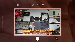 remove all ic bga with preheater  melihat titik leleh timah medium temp