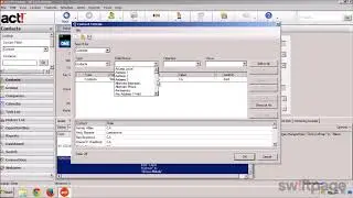 Act software advanced queries