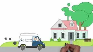 Whiteboard video for Punctual Plumbing