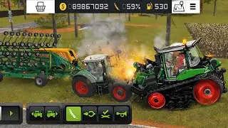 Fs 18 Gameplay tactor accident blast  : Farming Simulator 18 Timelapse #fs18