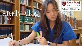 final exams vlog: first OSCE, biochem map, big game | 스탠퍼드 의대생 브이로그 | Stanford School of Medicine