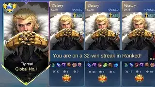 TIGREAL DAMAGE BEST HERO FOR SOLO RANKED GAME 2024!! ( totally insane!! ) - Mobile Legends