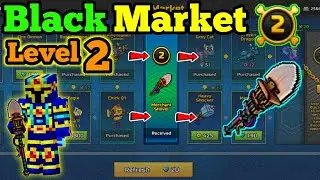 Lvl2 Black Market | How To Get Merchant Shovel Pixel Gun 3D