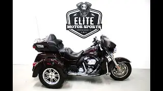 2022 Harley Davidson Tri Glide Ultra Trike FLHTCUTG 7,142 Miles Rinehart Exhaust Rack Security ABS