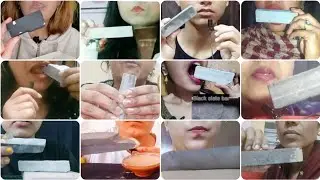 Black Slate Bar Crunch Compilation || ASMR Crunch Edit || Velour Slate Echo || Slate Pencil